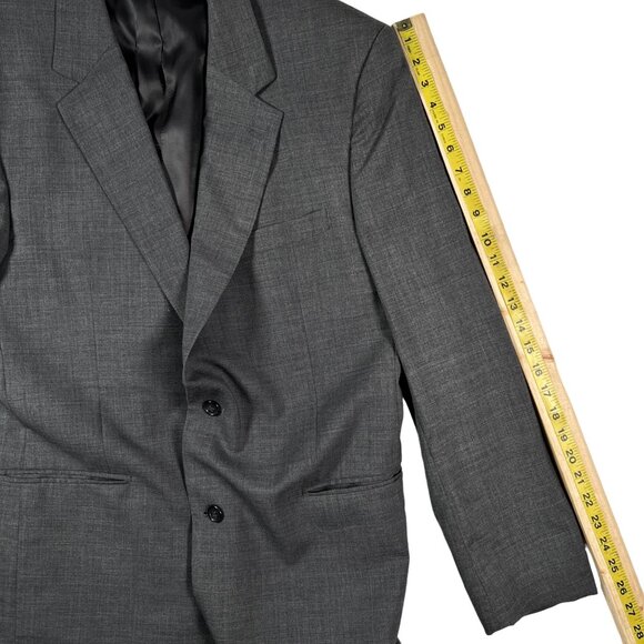 Jos.A. Banks Jacket Men's Long Sleeve Single Breasted Suit Separate Gray 44 - Picture 4 of 12